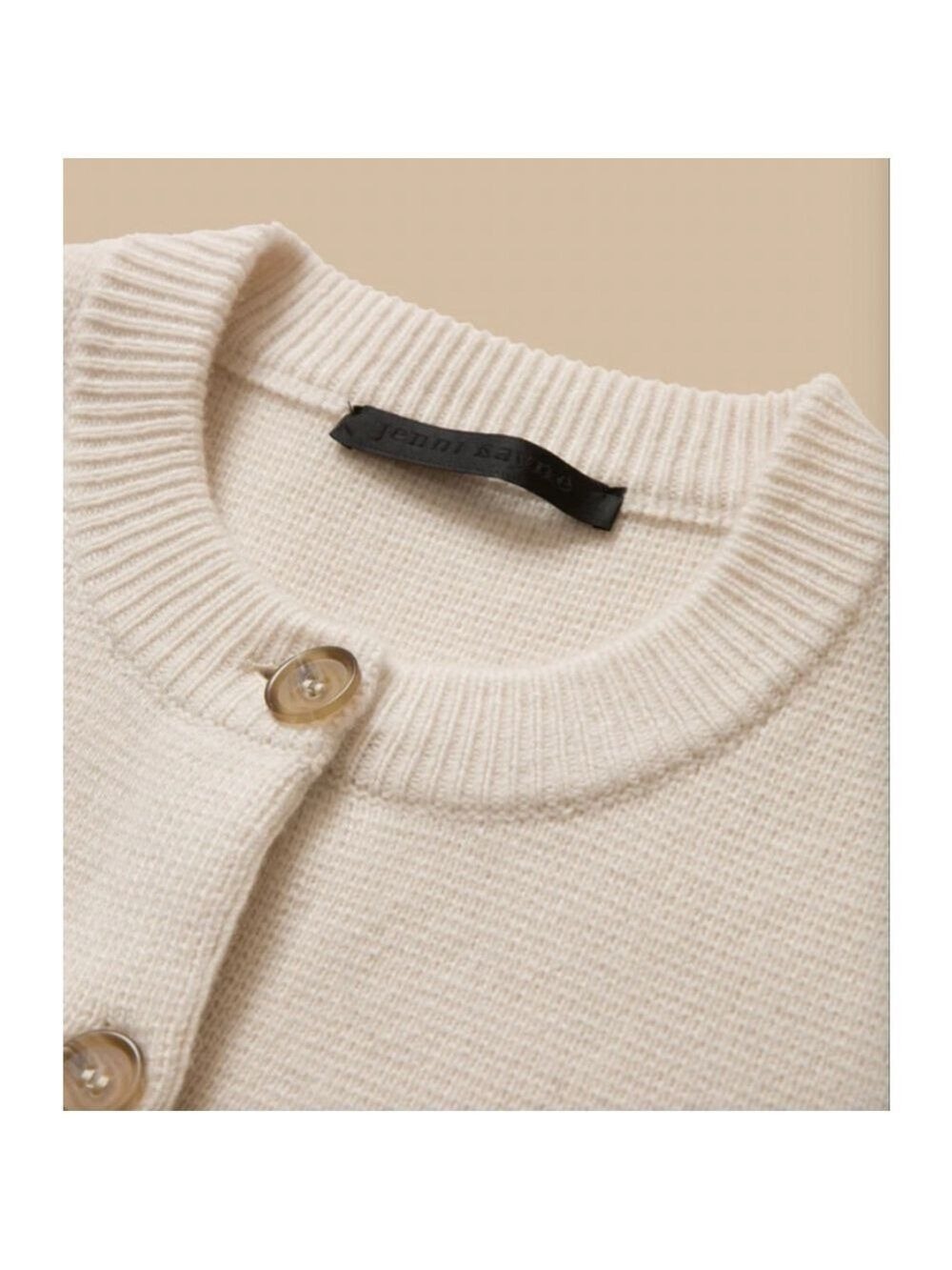NWT Jenni Kayne Cooper Cardigan M Ivory - Picture 5 of 6